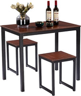 Small Kitchen Dining Table Set for 2, 3 Piece Round Kitchen Tables