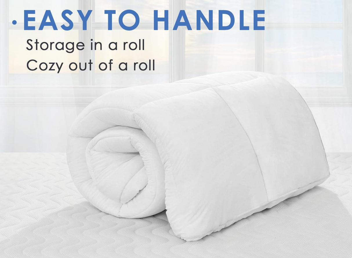 Mattress Topper Queen, Cooling Pillow Top Mattress Topper