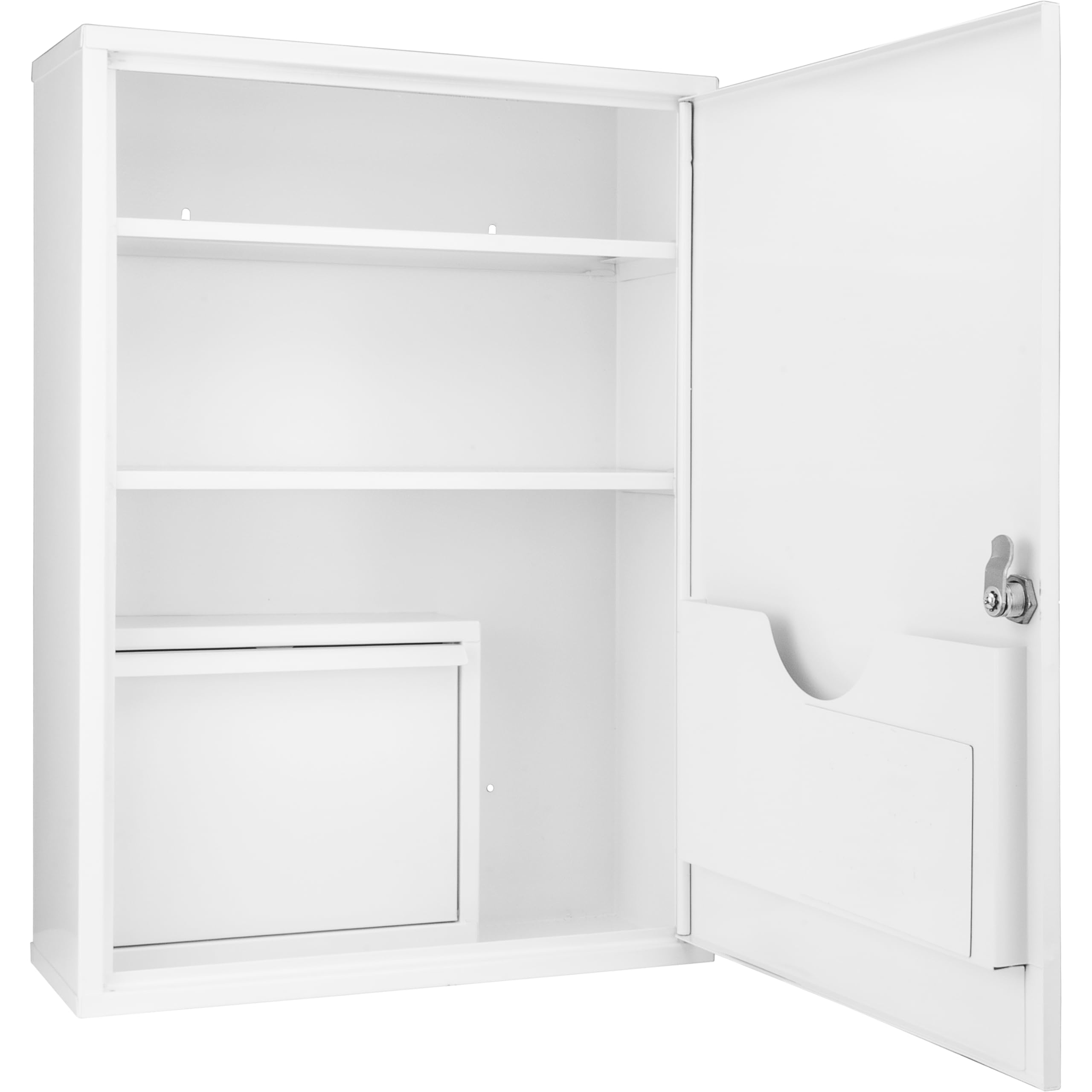 aKey Lock Wall Mount Large Security Magnet Erase Pad, Shelf, Stickers medical cabinet