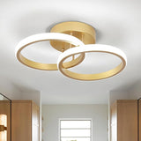 Round Modern Led Ceiling Light Fixtures, 6000K Cool White Hallway Light Fixtures Ceiling,