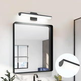 Modern LED Bathroom Vanity Light 18W 24" Dimmable IP44 Black Vanity Lights