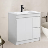 36'' Bathroom Vanity with Sink,Undermount Rock Plate Sink Combo Set