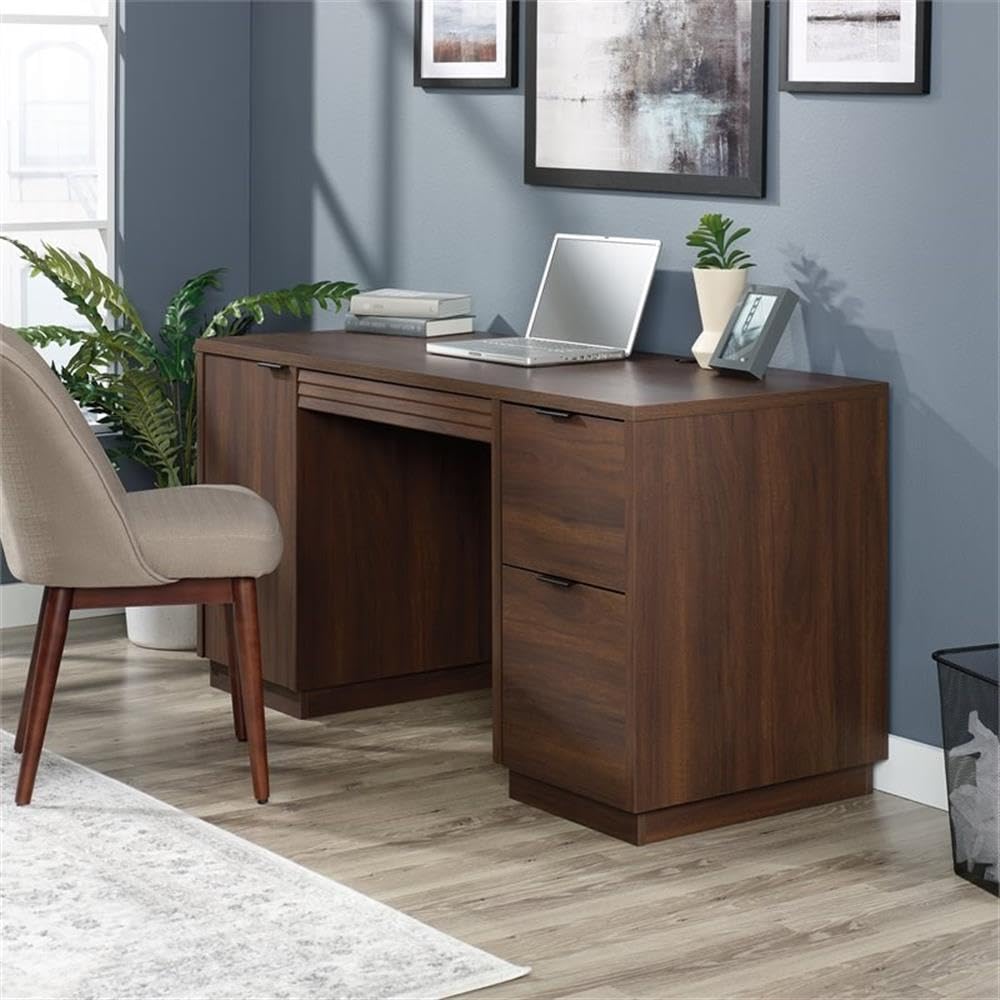 426918 Englewood Computer Desk, Spiced Mahogany