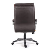 Double Plush High Back Executive Chair, Brown (B8771P-BN)