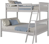 Twin Over Full Bunk Bed-Gray