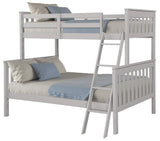 Twin Over Full Bunk Bed-Gray