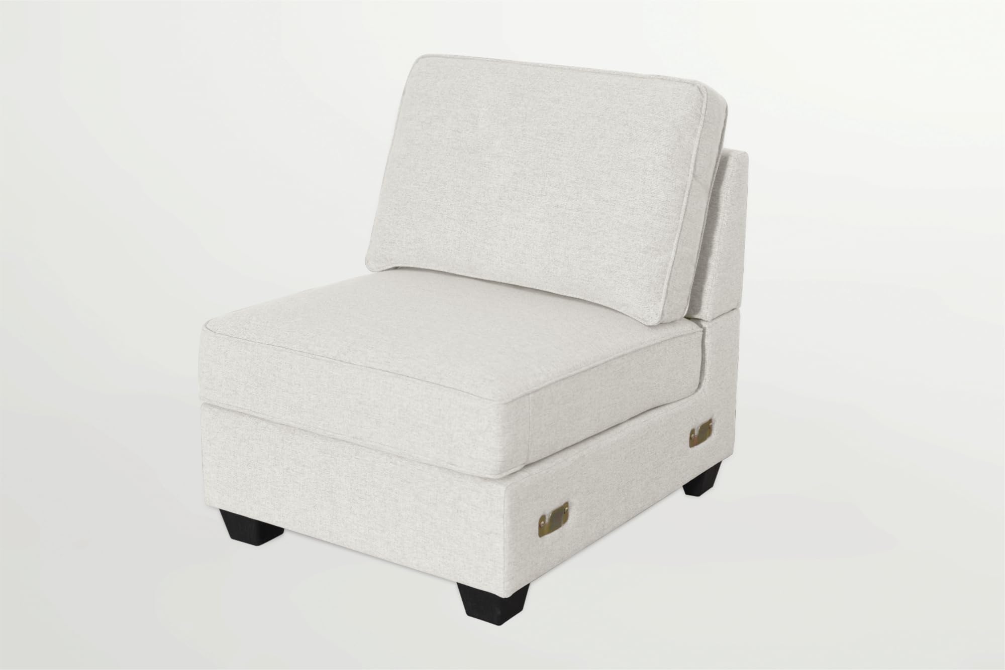 130'' Reversible Modular Sofa Couche with Ottoman Sectional