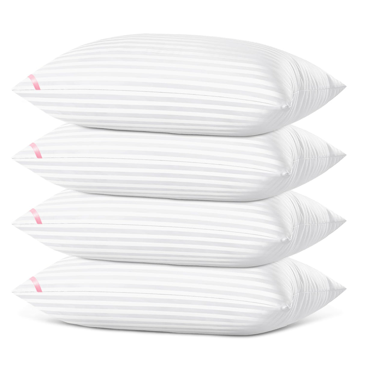Bed Pillows for Sleeping 4 Pack Queen Size，Pillows for Side and Back Sleepers