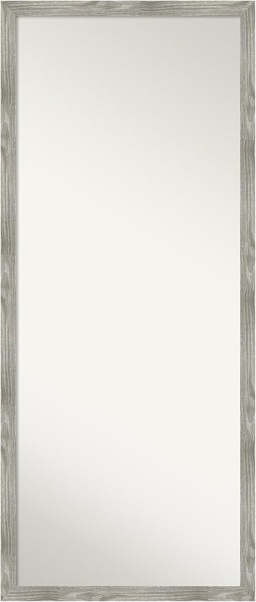 Wall Mirror Full Length Mirror (65.5 x 29.5 in.) Full Body Mirror, Rustic Plank Grey Floor Mirror