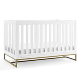 Jade 4-in-1 Convertible Crib - Greenguard Gold Certified, Ebony/Bronze