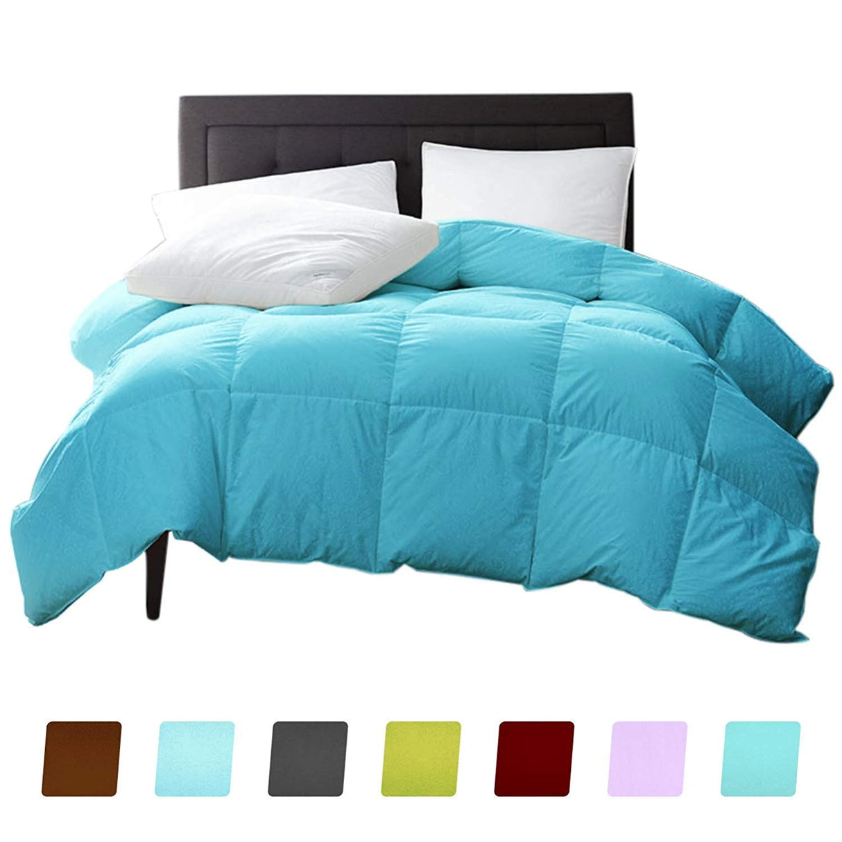 500 GSM Premium Quality Comforter, Quilted with Corner Tabs - Protected