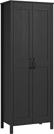 Miscellaneous 2-Door Storage Cabinet, L: 27.09" x W: 15.39" x H: 72.05"