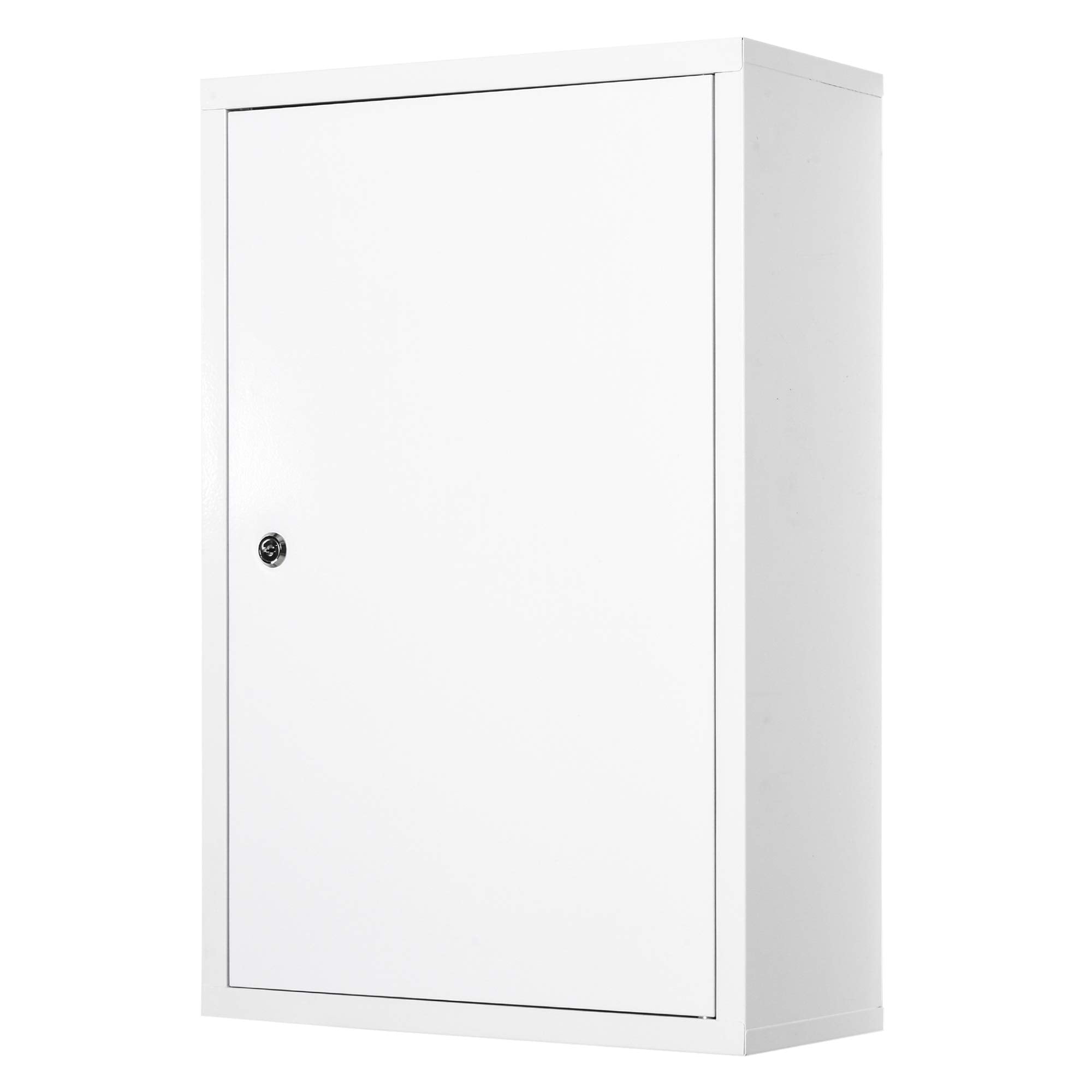 Steel Wall Mount Medicine Cabinet 3 Tier Emergency Box for Bathroom Kitchen
