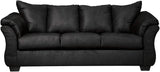 Darcy Casual Plush Sofa, Grayish Brown