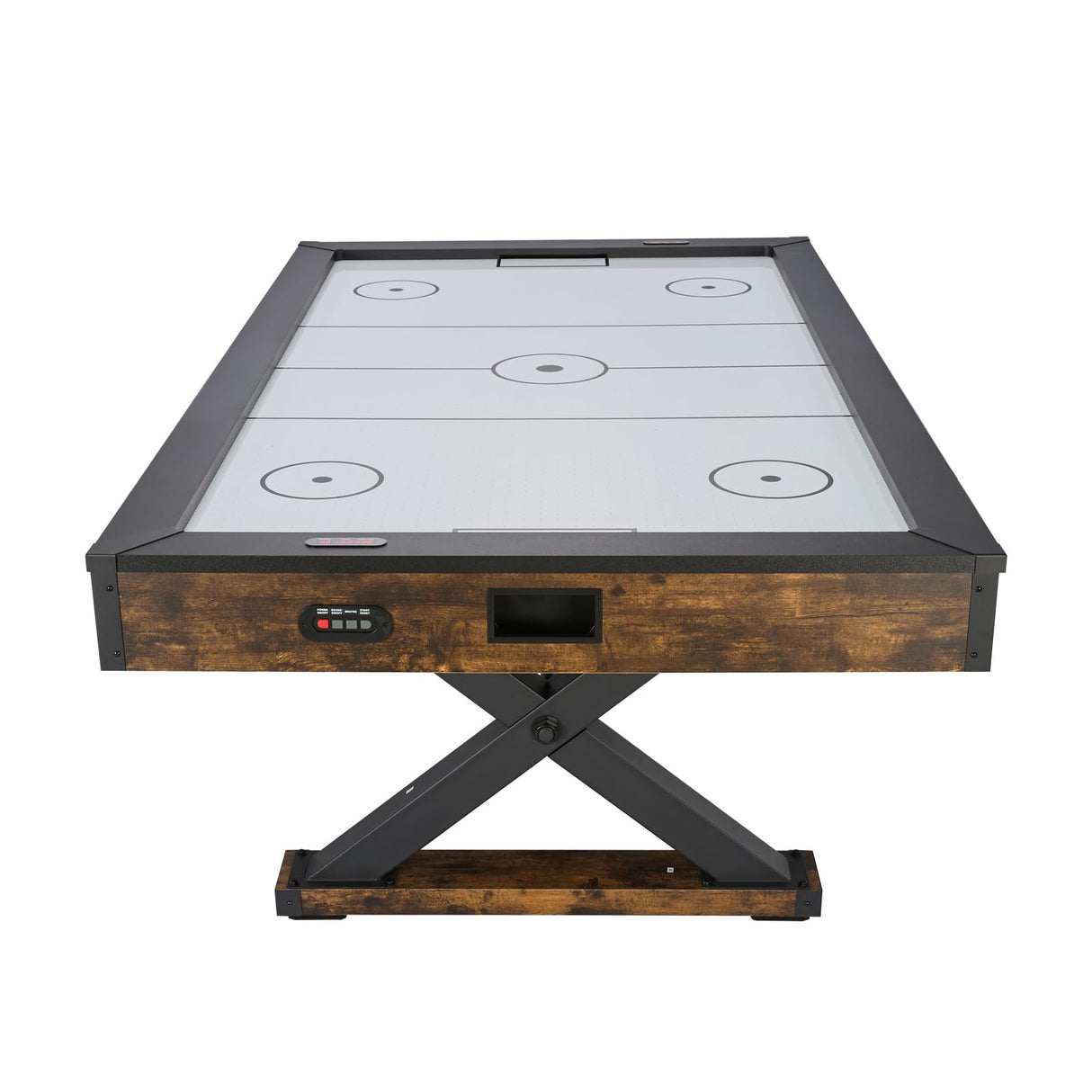 84" Air Hockey Table, Indoor Arcade Table Gaming Set with 2 Pushers, 2 Pucks