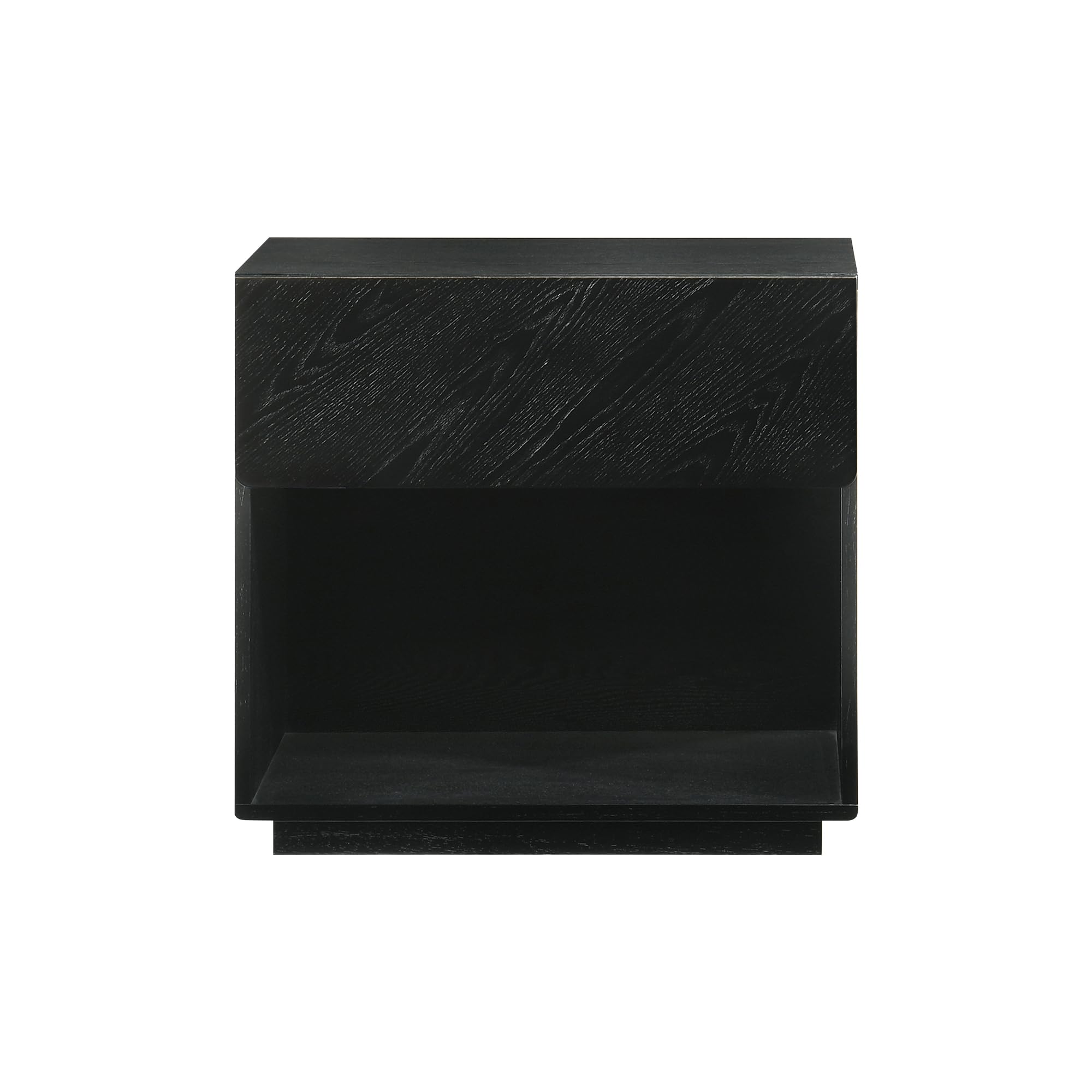 Petra Modern 4 Piece Bedroom Set, Black