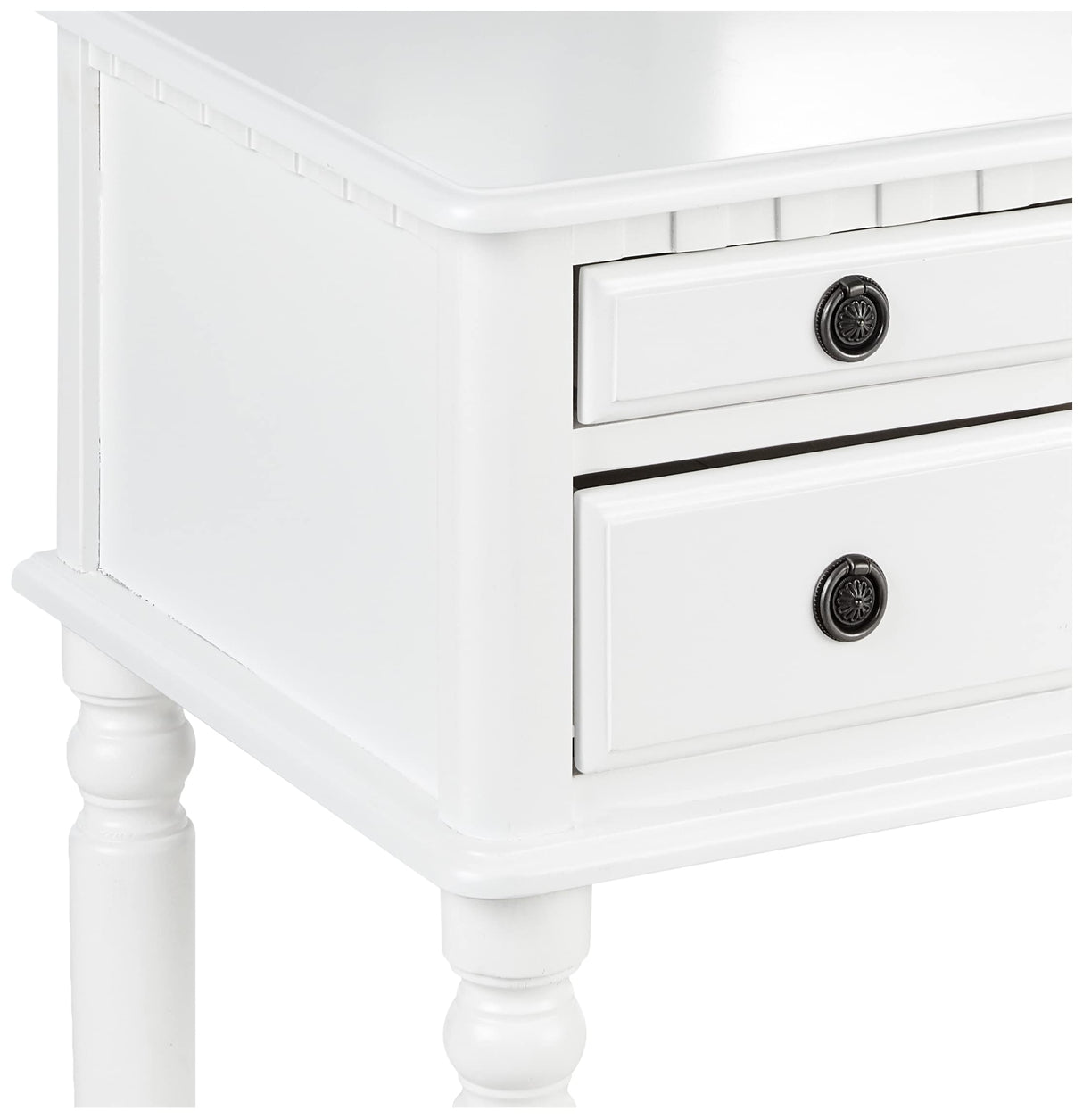 Croix Collection Vanity Set with Stool, F4074, White