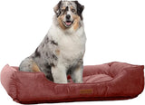 Luxury Dog Bed - Comfortable Tufted Velvet Cushion for Small to Large Dogs