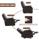 Recliner Chair Reclining Sofa for Living Room Recliner Sofa Couch Sofa PU Leather Home