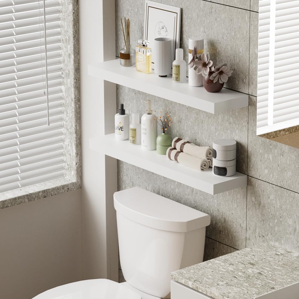 Floating Shelves for Wall, Display Shelf for Bathroom Bedroom Kitchen