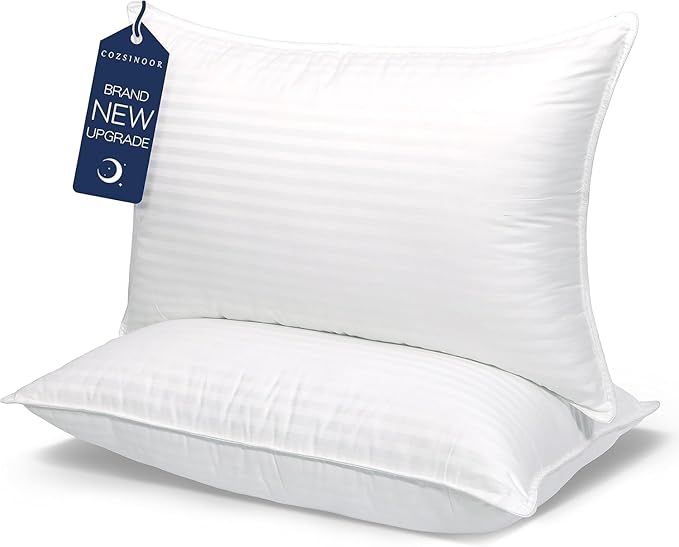 Bed Pillows for Sleeping Cozy Dream Series Hotel Quality Pillows Premium Plush Fiber