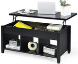 Lift Top Coffee Table, Center Table with Lift Tabletop, Hidden Compartment