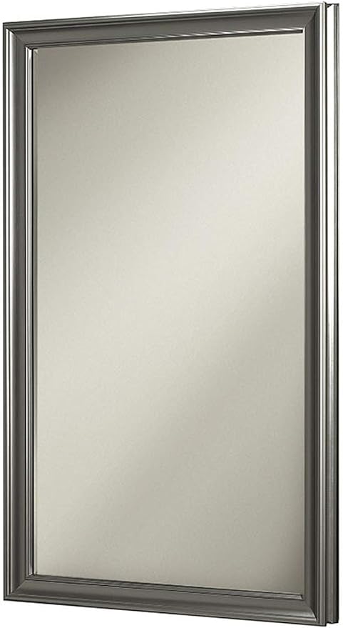 Ashton Collection Bath Cabinet, Satin Nickel