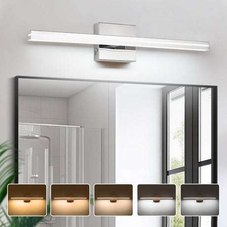 LED Modern Bathroom Vanity Light Bar with 5 Color Modes (24-Inch