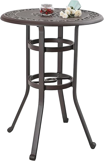 7 Pieces Cast Aluminium Patio Bar Set