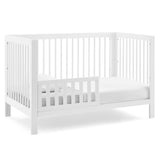 babyGap Charlie 6-in-1 Convertible Crib + Brannan Bear Bookcase with Bins + Brannan Bear Wall Shelf with 4 Hooks, Bianca White (Bundle)