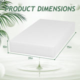 10 Inch Mattress Green Tea Memory Foam Mattress CertiPUR-US Certified,