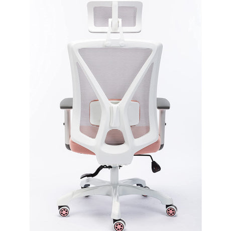 Home Office Chair with Adjustable Lumbar Support and Armrests Headrest Breathable