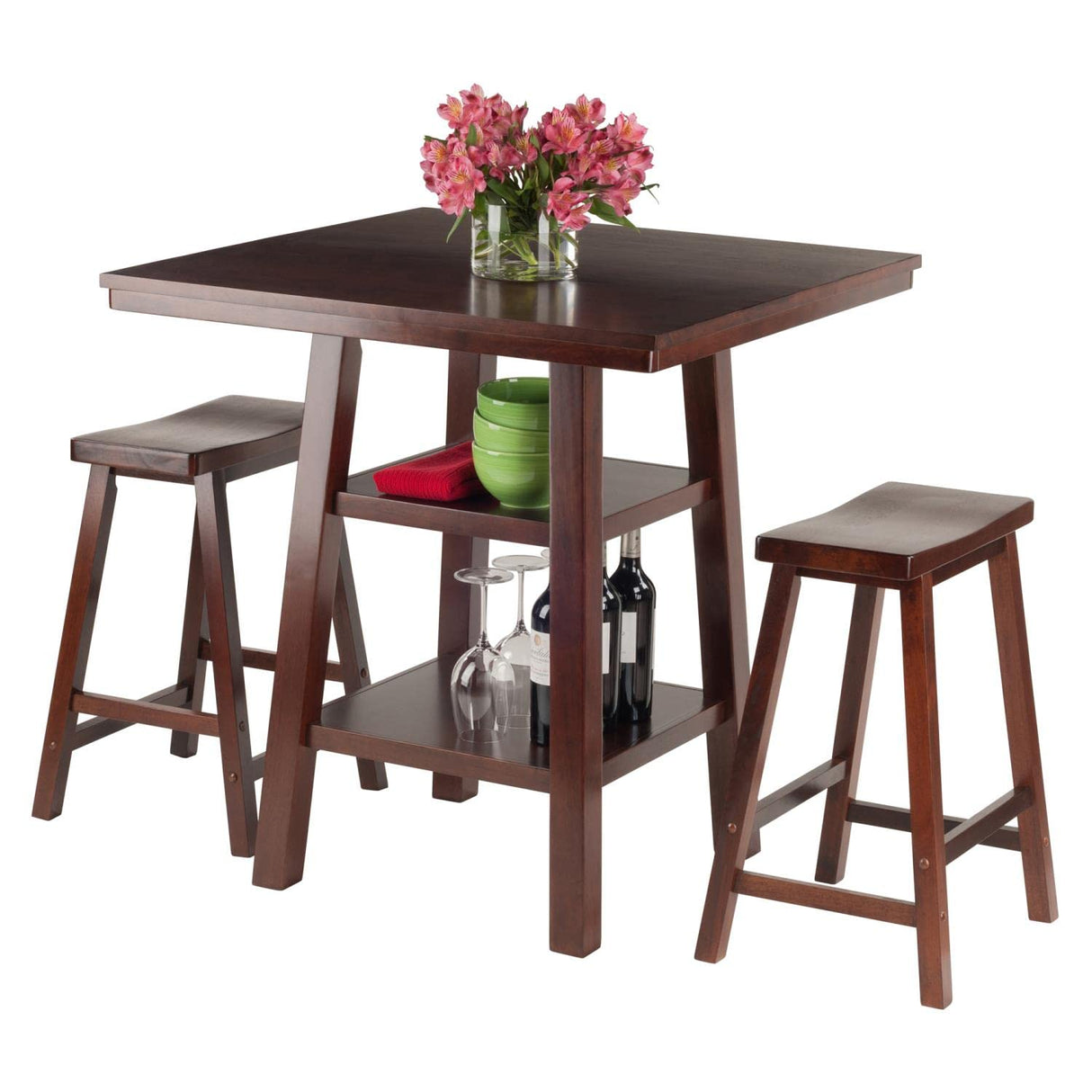 Orlando Dining, Saddle Seats, Walnut