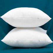 Set of 2 100% Cotton Fabric Plump Throw Pillow Inserts, Down Alternative