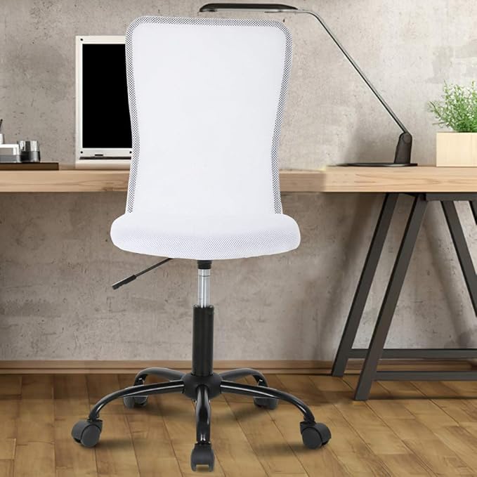 Chair Desk Chair Computer Chair with Lumbar Support Ergonomic Mid Back Mesh Adjustable Height