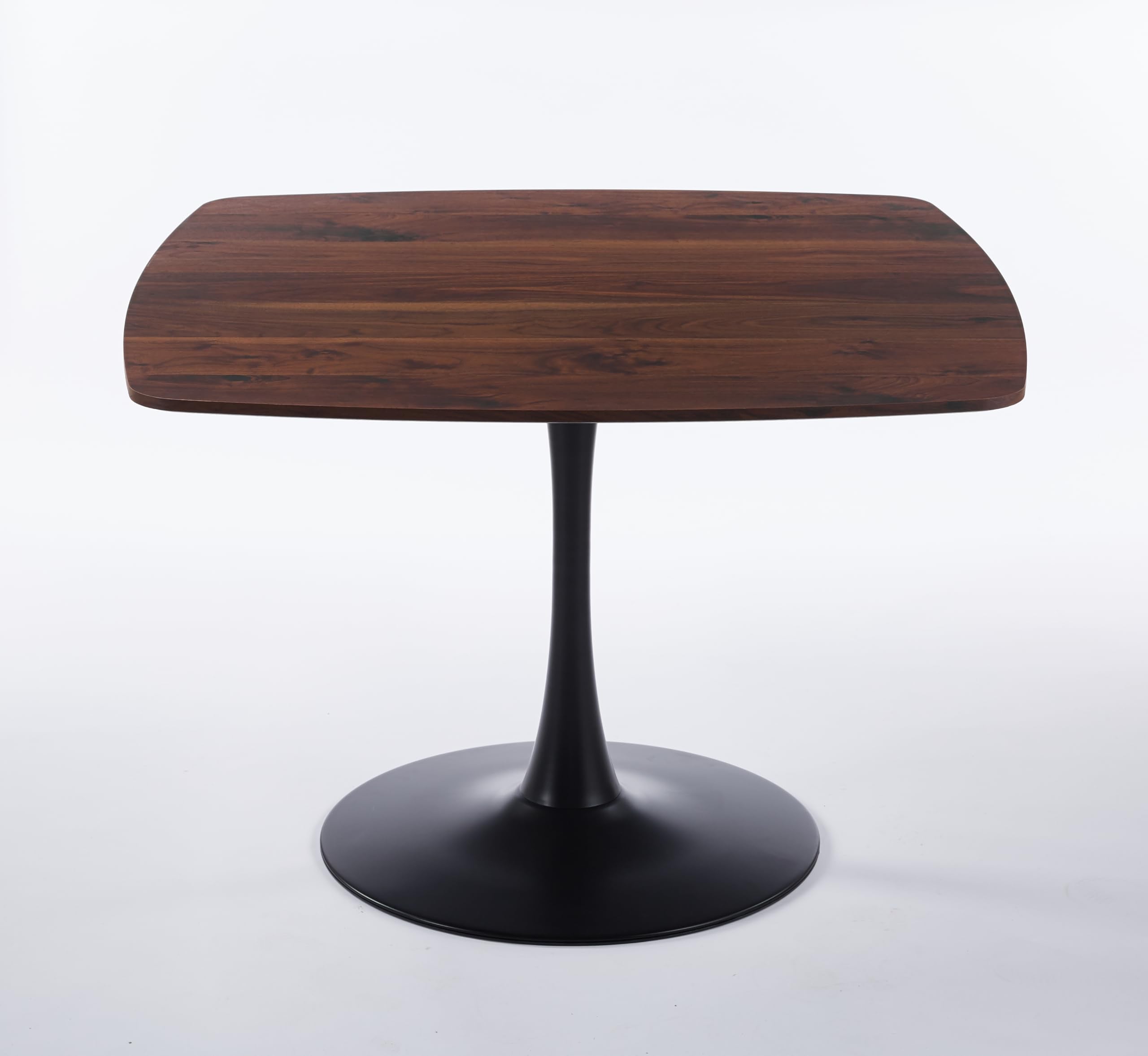 42 Inch Square Dining Table - Mid-Century Modern Pedestal Base