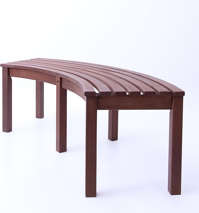 Wood Outdoor Patio Garden Backless Bench,