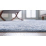 Portland Collection Area Rug - Albany (7' 10" x 10' Rectangle, Blue/ Gray)