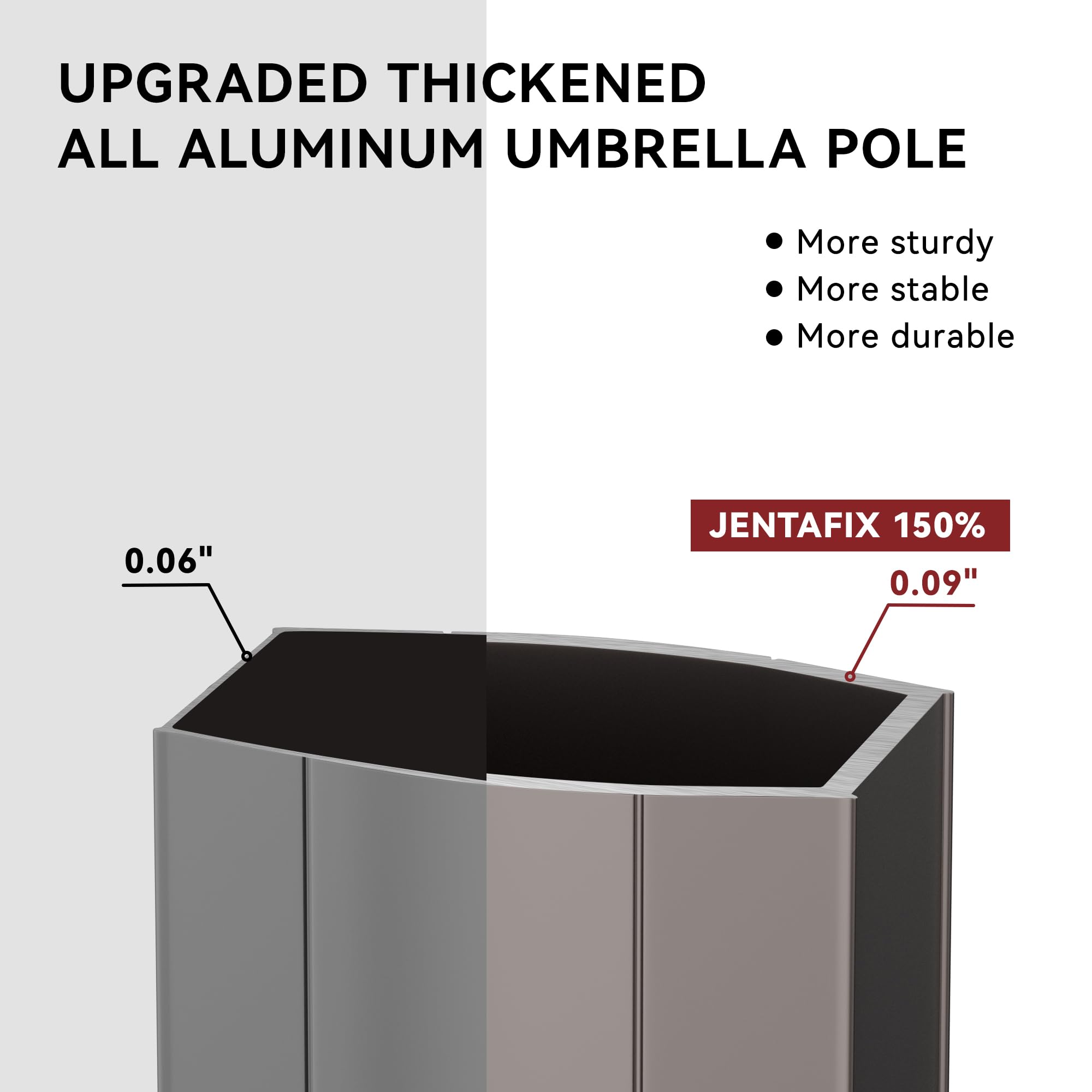 9x12 FT Patio Umbrella, Large Cantilever Rectangular Double Top Heavy Duty Offset Umbrellas with 360° Rotation