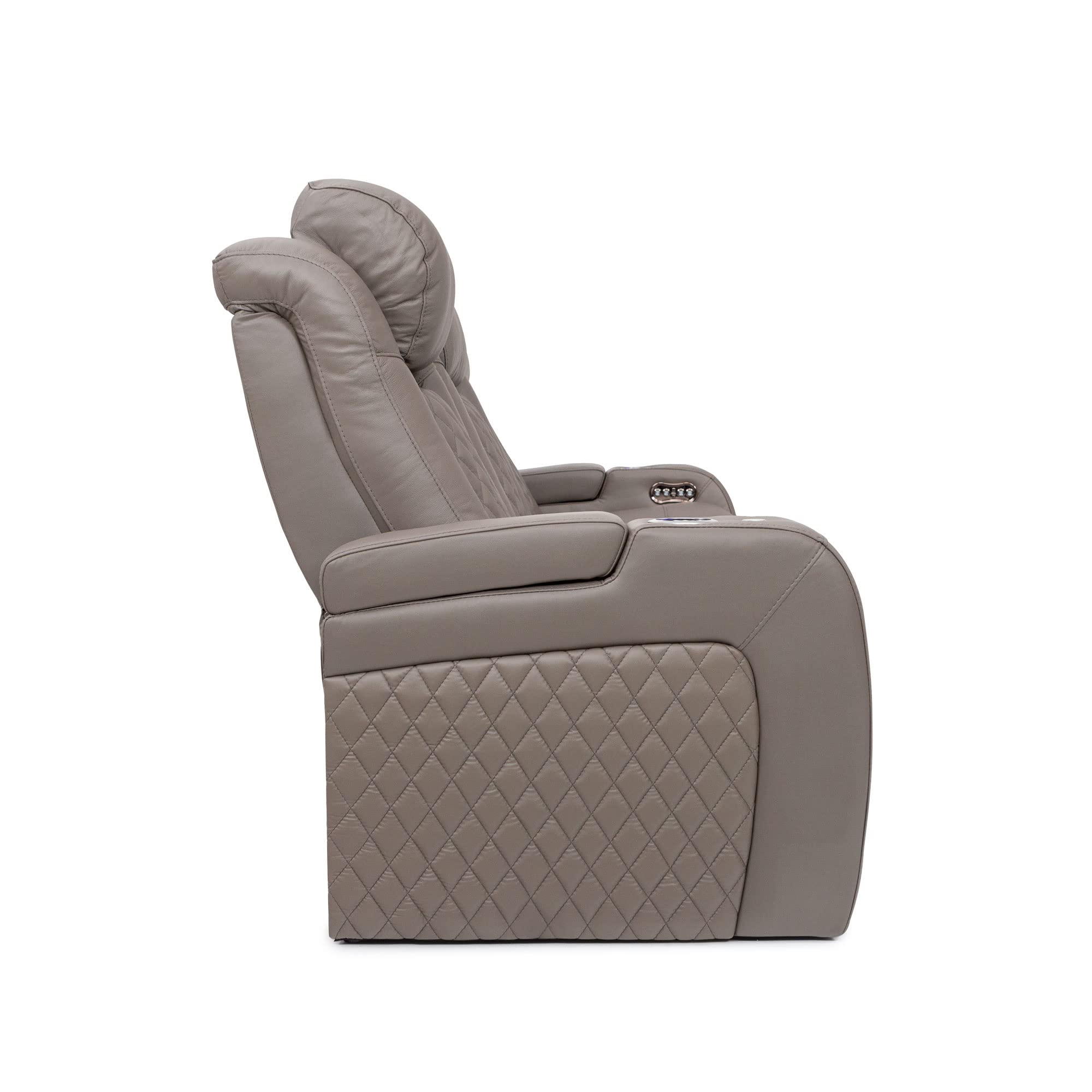 Anthem Sofa - Living Room - Italian Leather - Power Recline - Fold-Down Table