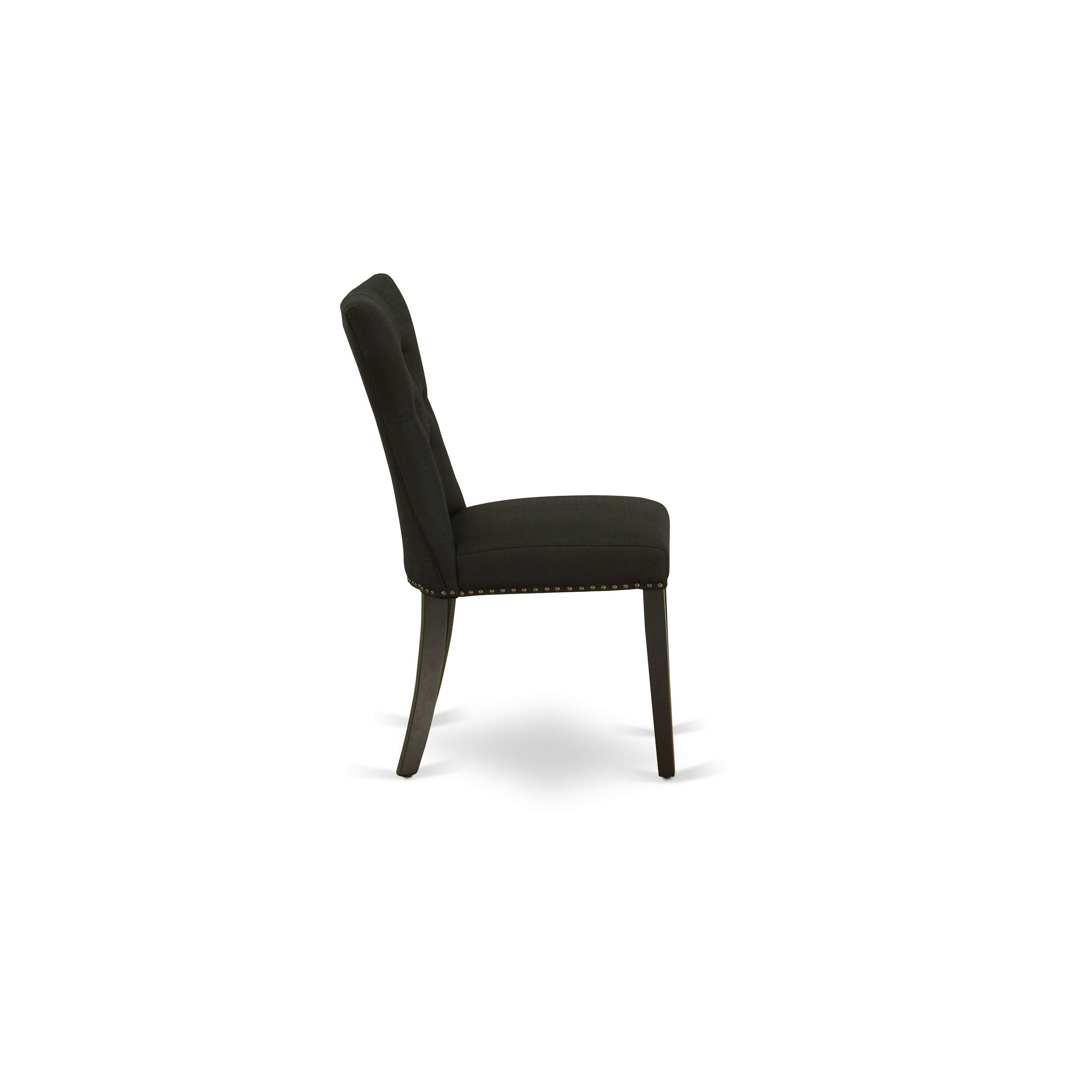 DLGA5-ABK-24 5 Piece Kitchen Table & Chairs Set Includes a Round Dining Room Table