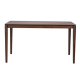 Industries Space Savers Rectangular Leg Table, W53 x D32 x H30, Medium Brown