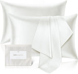 100% Pure Mulberry Silk Pillowcase for Hair and Skin - Allergen Resistant Dual Sides