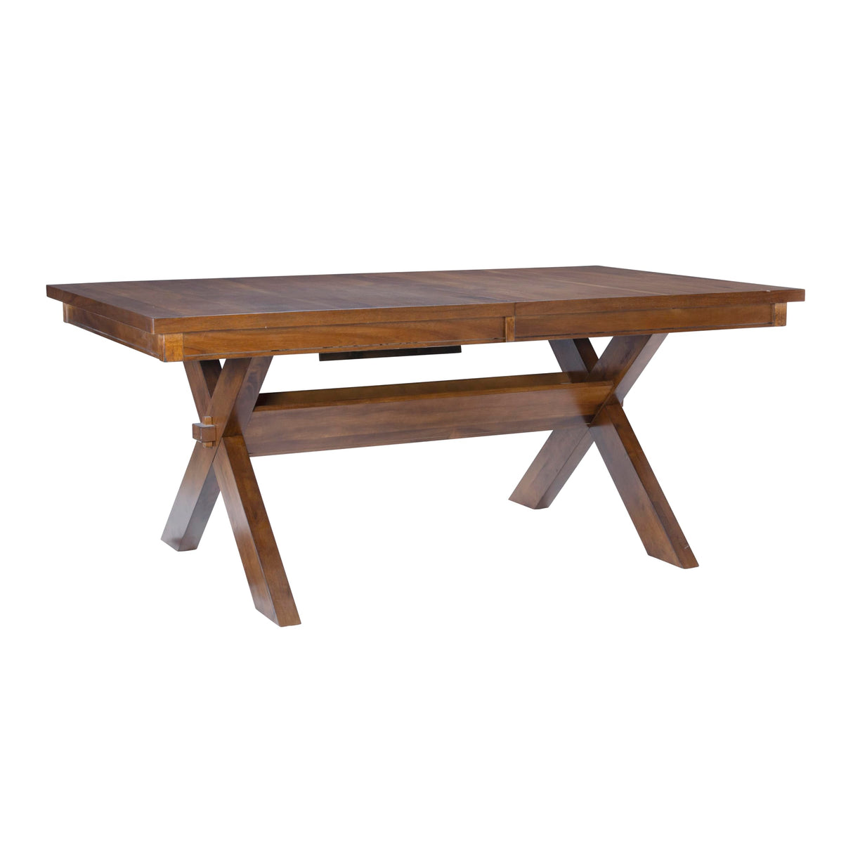 Kraven Dining Table, Dark Hazelnut Finish