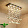 8-Lights Modern K9 Crystal Chandelier Light Fixture