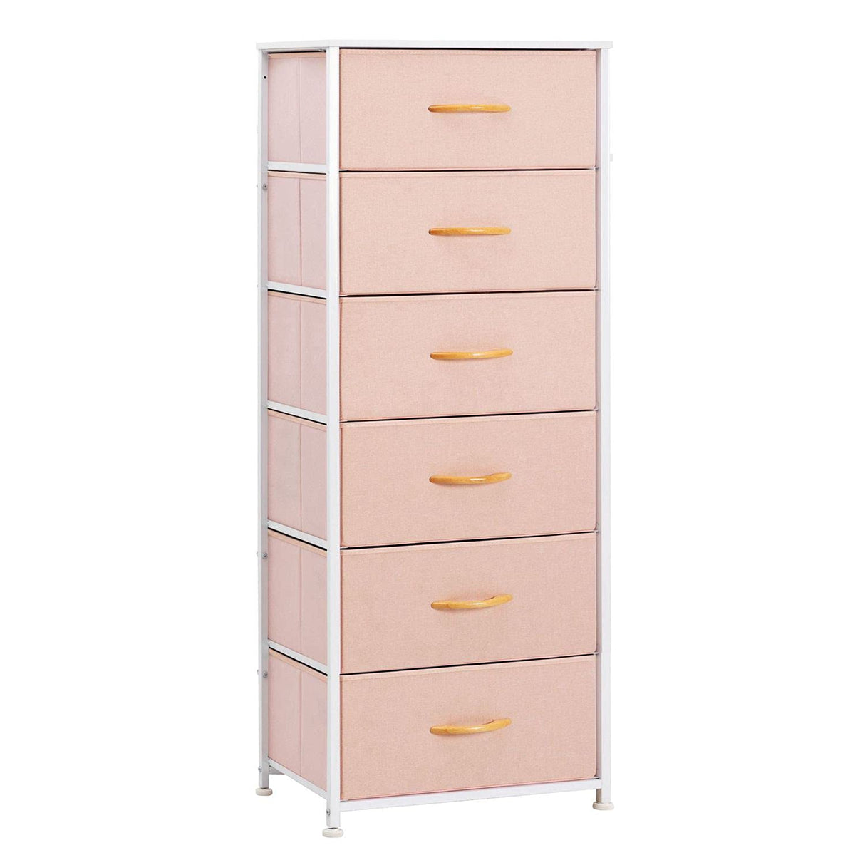 Dresser for Bedroom with 6 Drawers, Tall Dresser Vertical Storage Tower