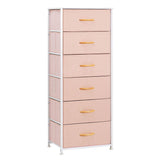 Dresser for Bedroom with 6 Drawers, Tall Dresser Vertical Storage Tower