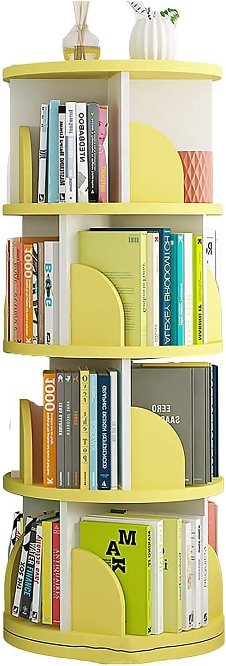 Rotating Bookshelf Home Simple Bookcase Floor 360-degree Simple Children's Storage