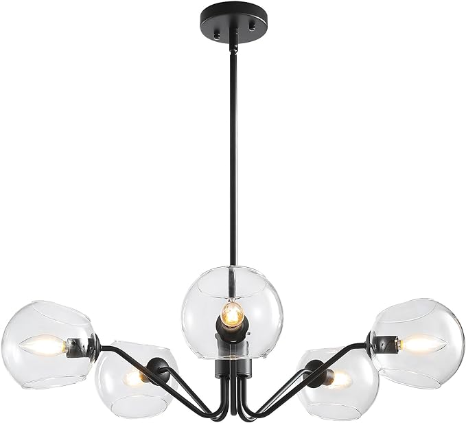 Modern Sputnik Chandelier - 6 Light Chandelier Light Fixture Height