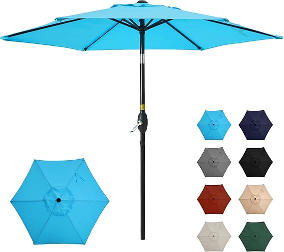 7.5' Outdoor Patio Umbrella, Patio Umbrella, Market Umbrella